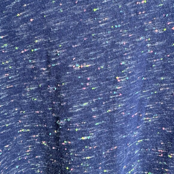 Lands End Girls Blue w/Rainbow Sprinkles Stretch Drop Tail Size 10-12 Med. - Picture 6 of 11